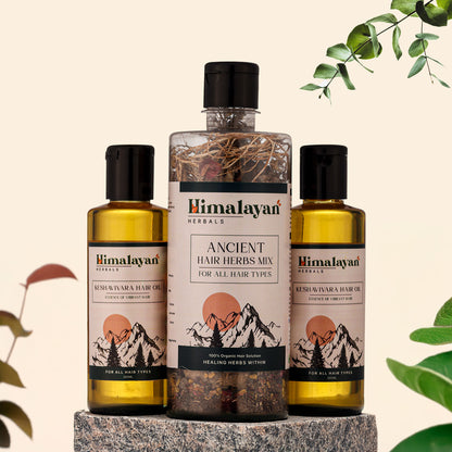 Himalayan's Ancient Hair Herbs & Hair Oil Mix